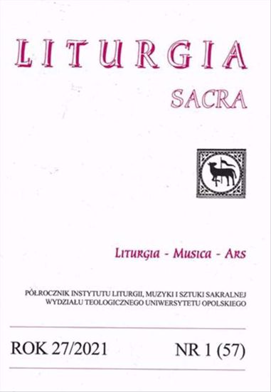 Obrazek Liturgia Sacra nr 1(57)2021