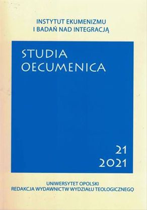 Obrazek Studia Oecumenica nr 21 (2021)
