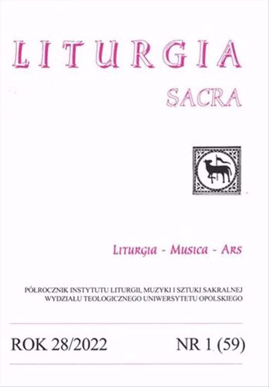 Obrazek Liturgia Sacra nr 1 (59) 2022