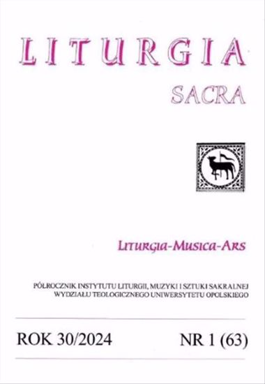 Obrazek Liturgia Sacra nr 1 (63) 2024